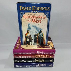 David Eddings 5 Hardcover Book Lot Mallorean Complete Set Book Club Editions